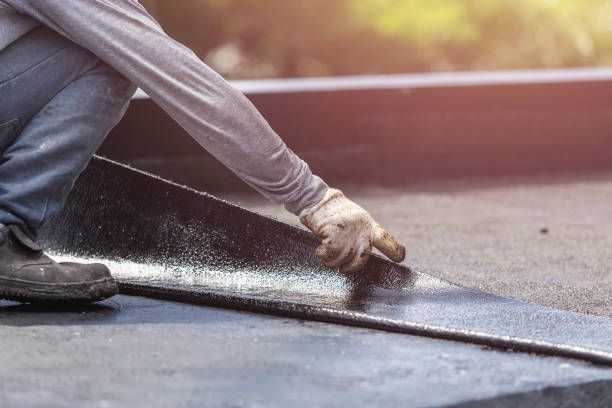 Professional Basement Waterproofing technician working in Waldo, OH